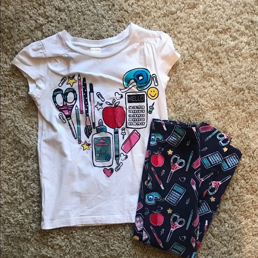 Girls back to school outfit